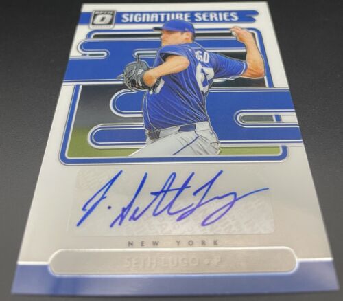 Seth Lugo 2021 Panini Donruss Optic #SS-SL Autograph New York Yankees