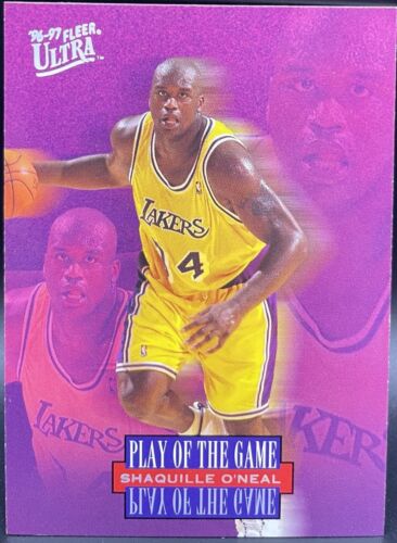 Shaquille O’Neal 1997 Fleer Ultra #256 Purple Los Angeles Lakers