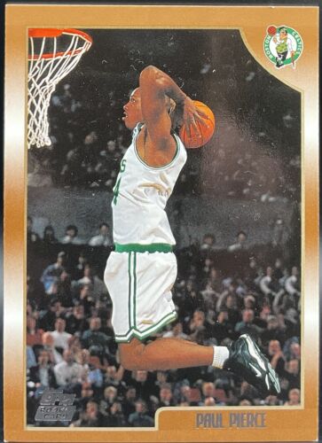 Paul Pierce 1999 Topps Rookie Card #135 bronze Boston Celtics HOF