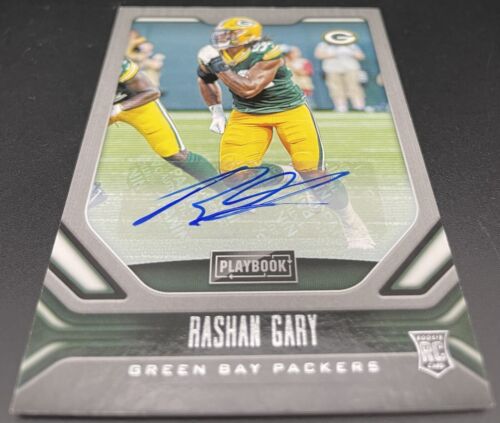 2019 Panini Playbook #153 Rashan Gary (RC) Autograph Rookie Green Bay Packers
