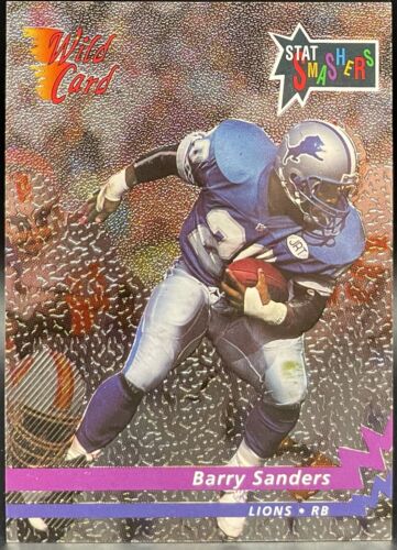 Barry Sanders 1992 AAA Sports #P1 Stat Smashers Detroit Lions