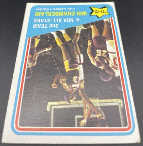 Wilt Chamberlain La Lakers HOF 1972-73 Topps - #168 NBA All-Stars HOF RARE