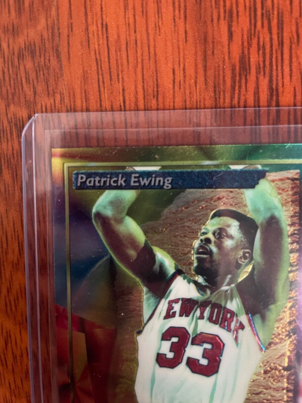 1993 Topps Finest Patrick Ewing Great Card New York Knicks HOF-Card #165