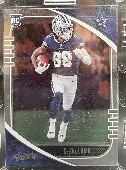 CeeDee Lamb 2020 Panini Absolute #115 RC Chrome Dallas Cowboys￼