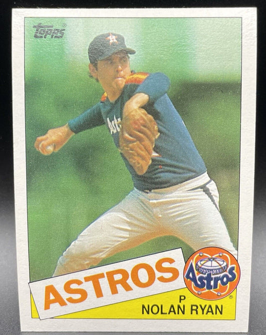 1985 Topps NOLAN RYAN #760  Houston Astros ⚾️⚾️⚾️🔥💥