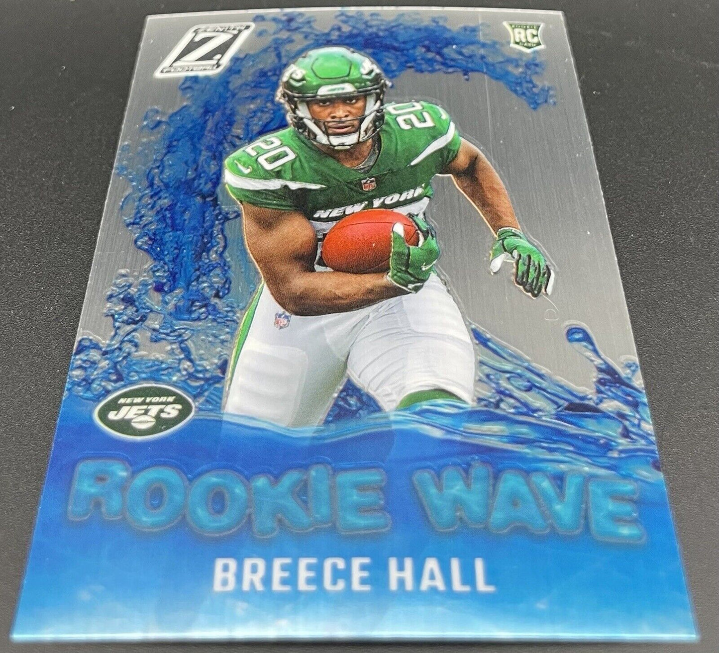 Breece Hall 2022 Panini Zenith #RW-BH Rookie Card Rookie Wave New York Jets