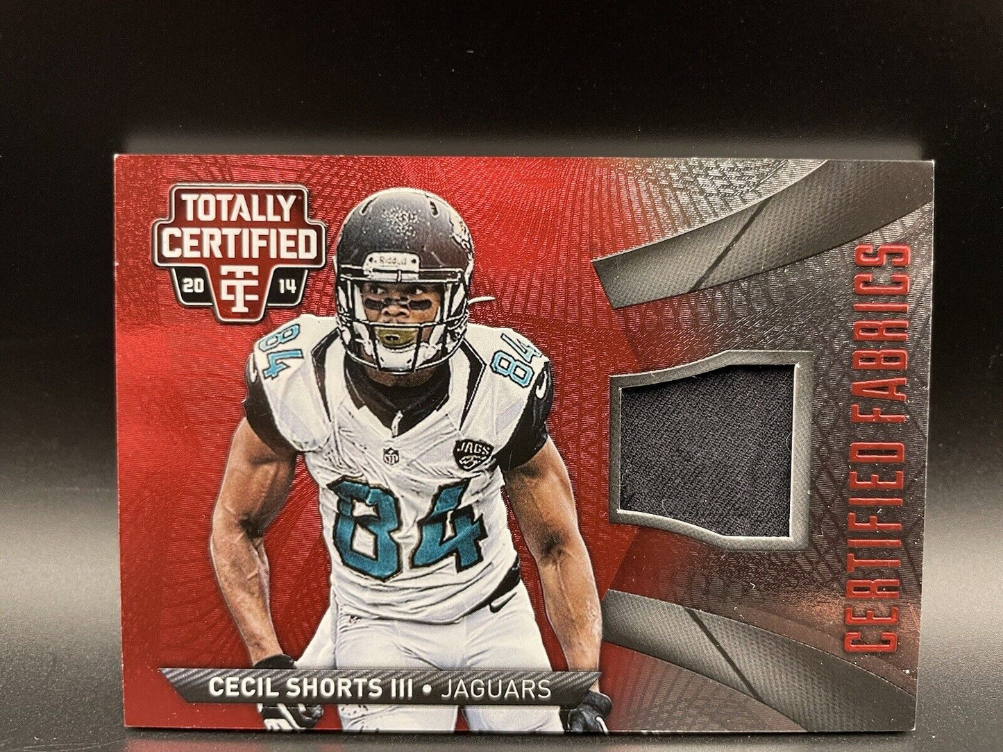 Cecil Shorts III 2014 Panini Totally Certified #CF-CS PATCH 052/100 Jacksonville