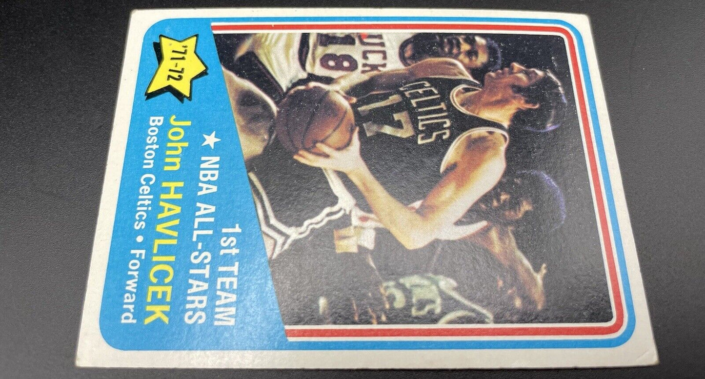 John Havlicek 1972 Topps #161 NBA All-Stars 1st Team Boston Celtics