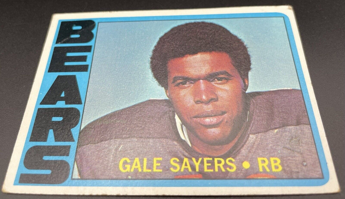 Gale Sayers 1972 Topps #110 Chicago Bears Running Back HOF 