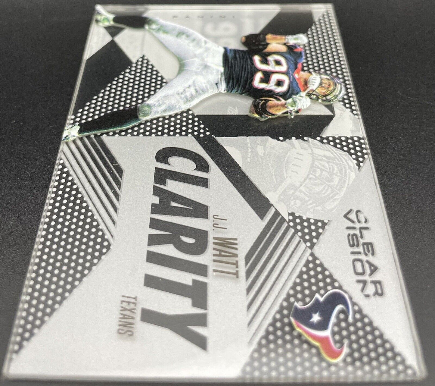 J J Watt 2015 Panini Clear Vision #CL-3 Clarity Houston Texans