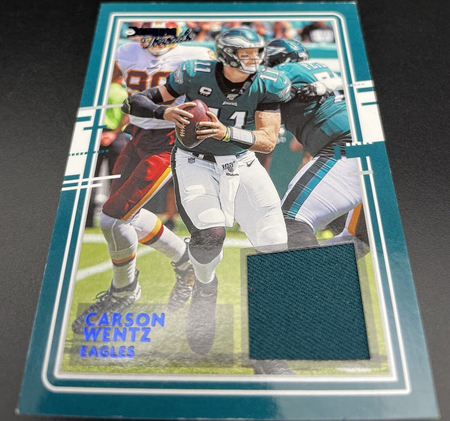 Carson Wentz 2020 Panini Donruss #5 Patch Philadelphia Eagles