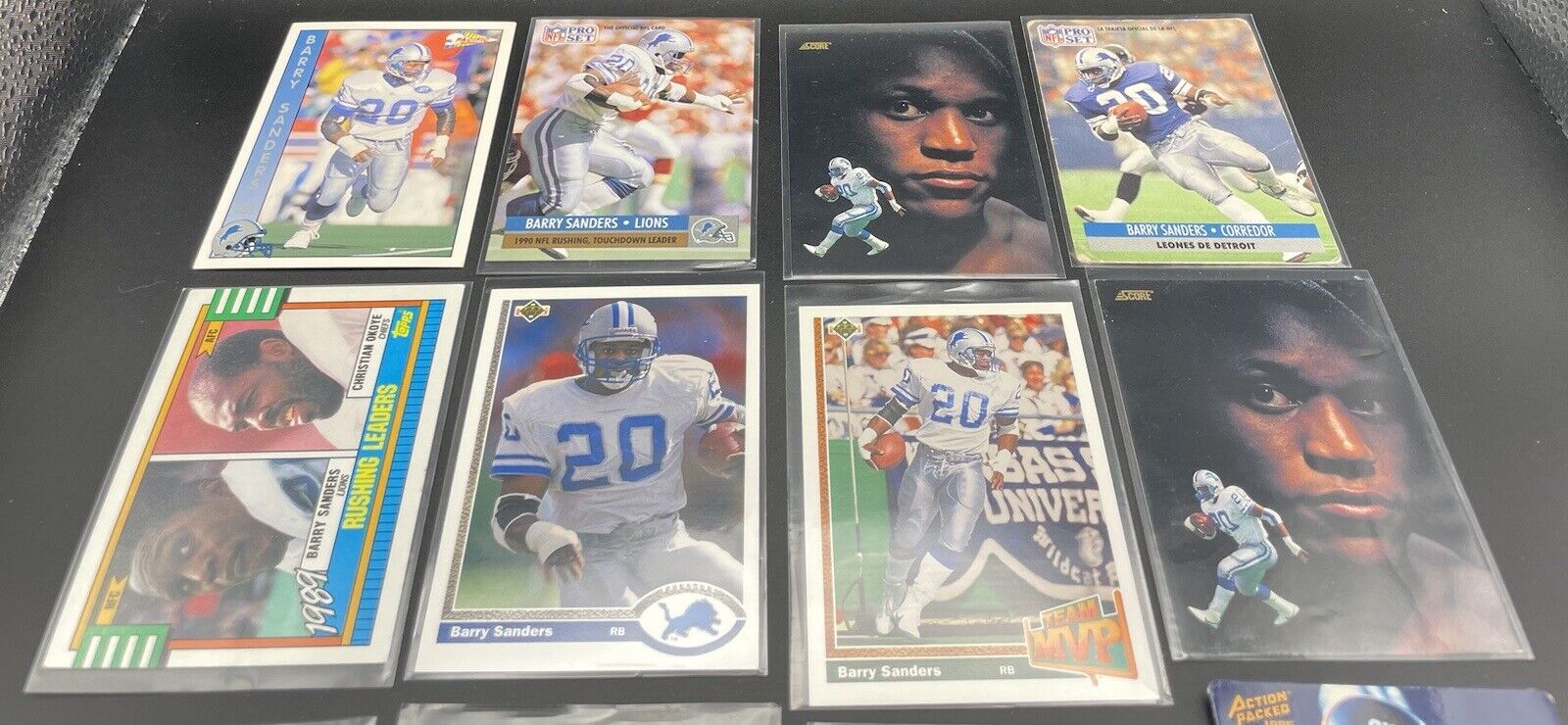 Barry Sanders 1990-1997 Upper Deck, Score, Pinnacle, Collect A Books, HOF...