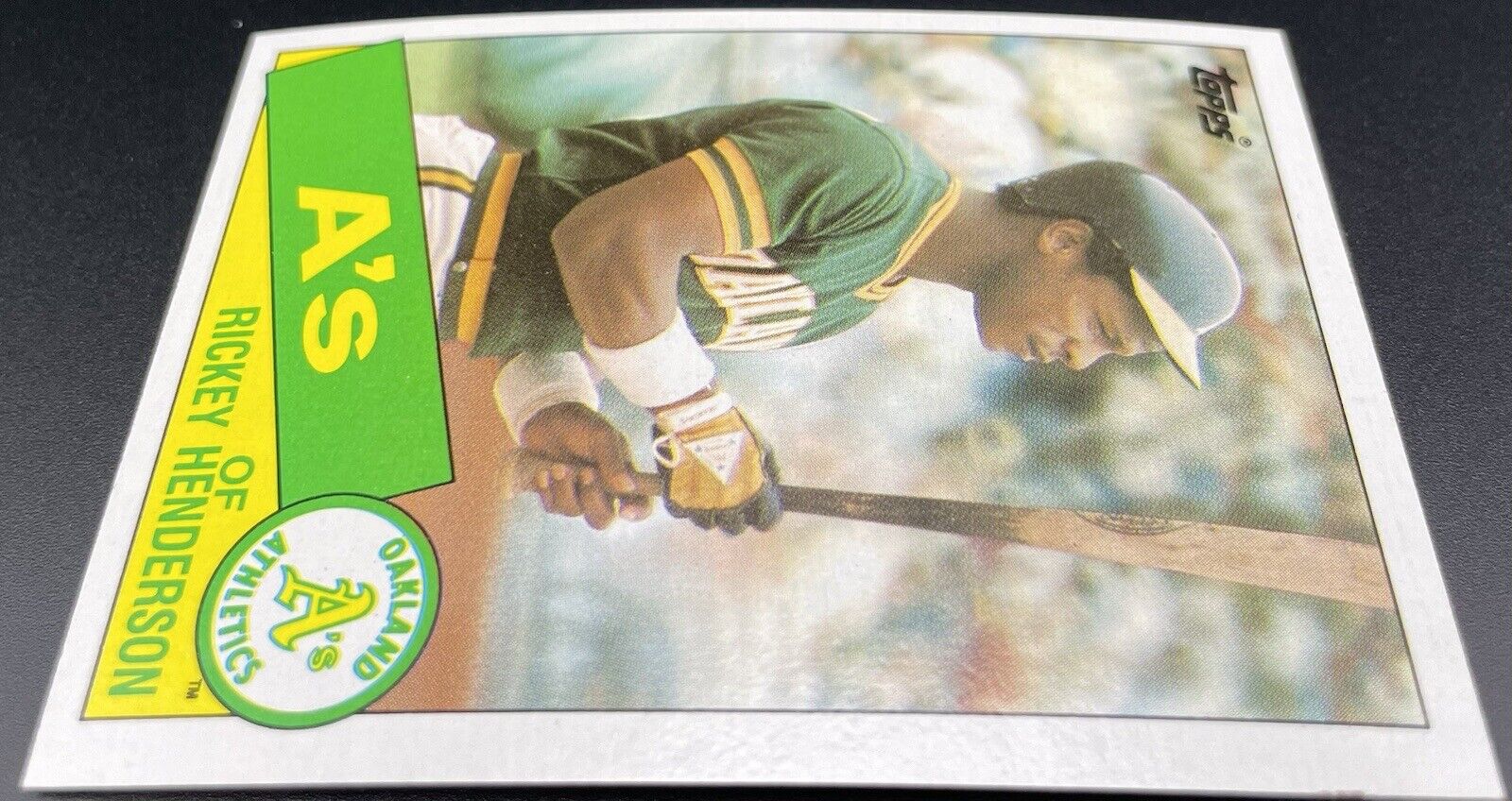 1985 Topps - #115 Rickey Henderson Oakland Athletics 💥⚾️💥