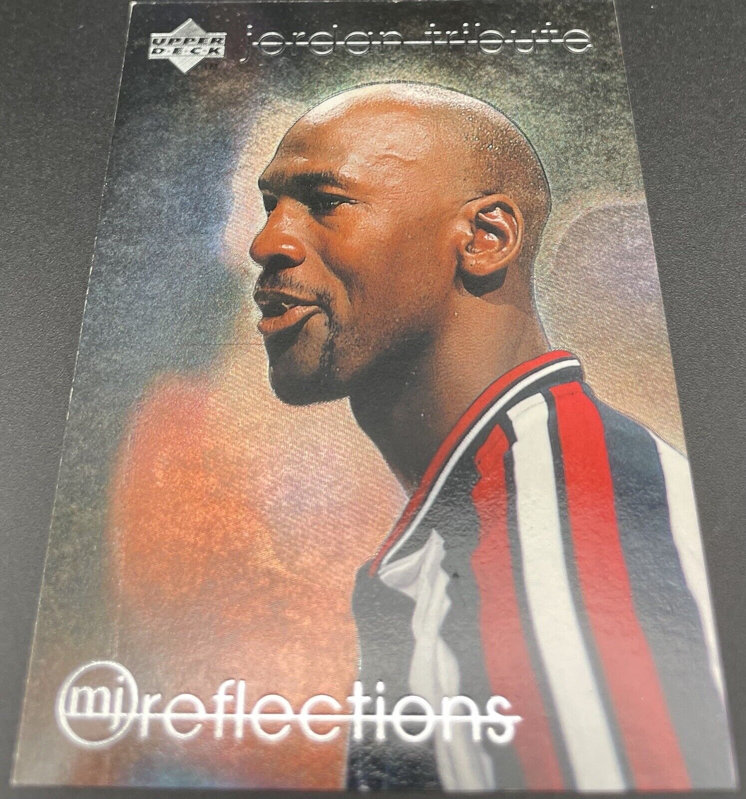 Michael Jordan 1998 Upper Deck Jordan Tribute #MJ64 MJ Reflections Chicago Bulls