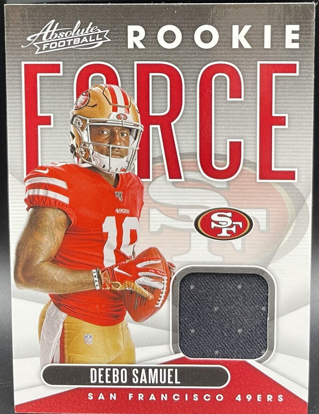 Deebo Samuel 2019 Panini Absolute #RF-7 RC / Patch Force San Francisco 49Ers