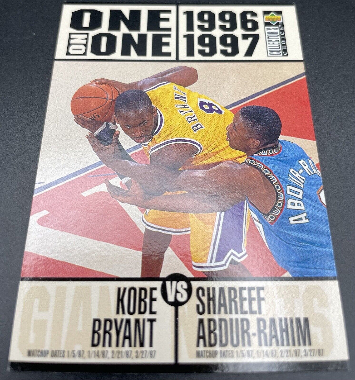 1996-97 Upper Deck Collector's Choice - One on One #361 Kobe Bryant, Shareef...