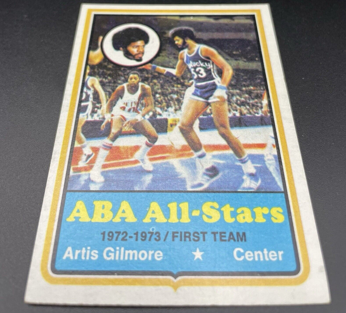 Artis ‘A-Train’ Gilmore 1973 Topps #250 Kentucky Colonels ABA All-Star Jersey SP