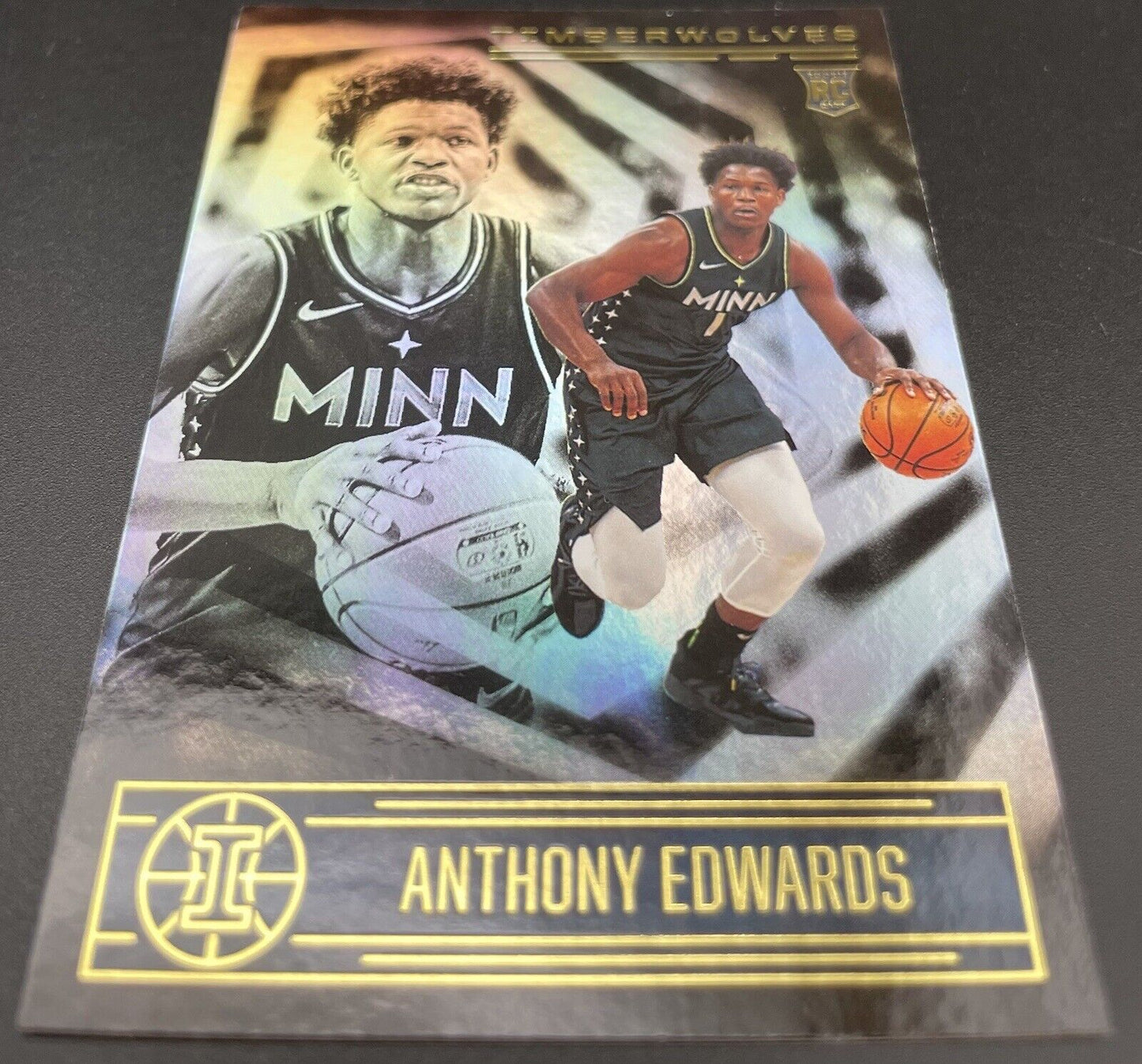 Anthony Edwards 2020-21 Panini Illusions #152 Rookie Card Minnesota Timberwolve