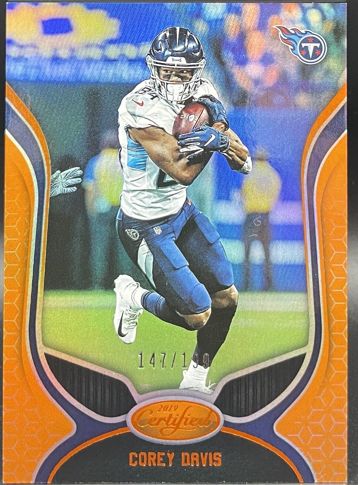 Corey Davis 2019 Panini Certified #36 /199 Orange Tennessee Titans