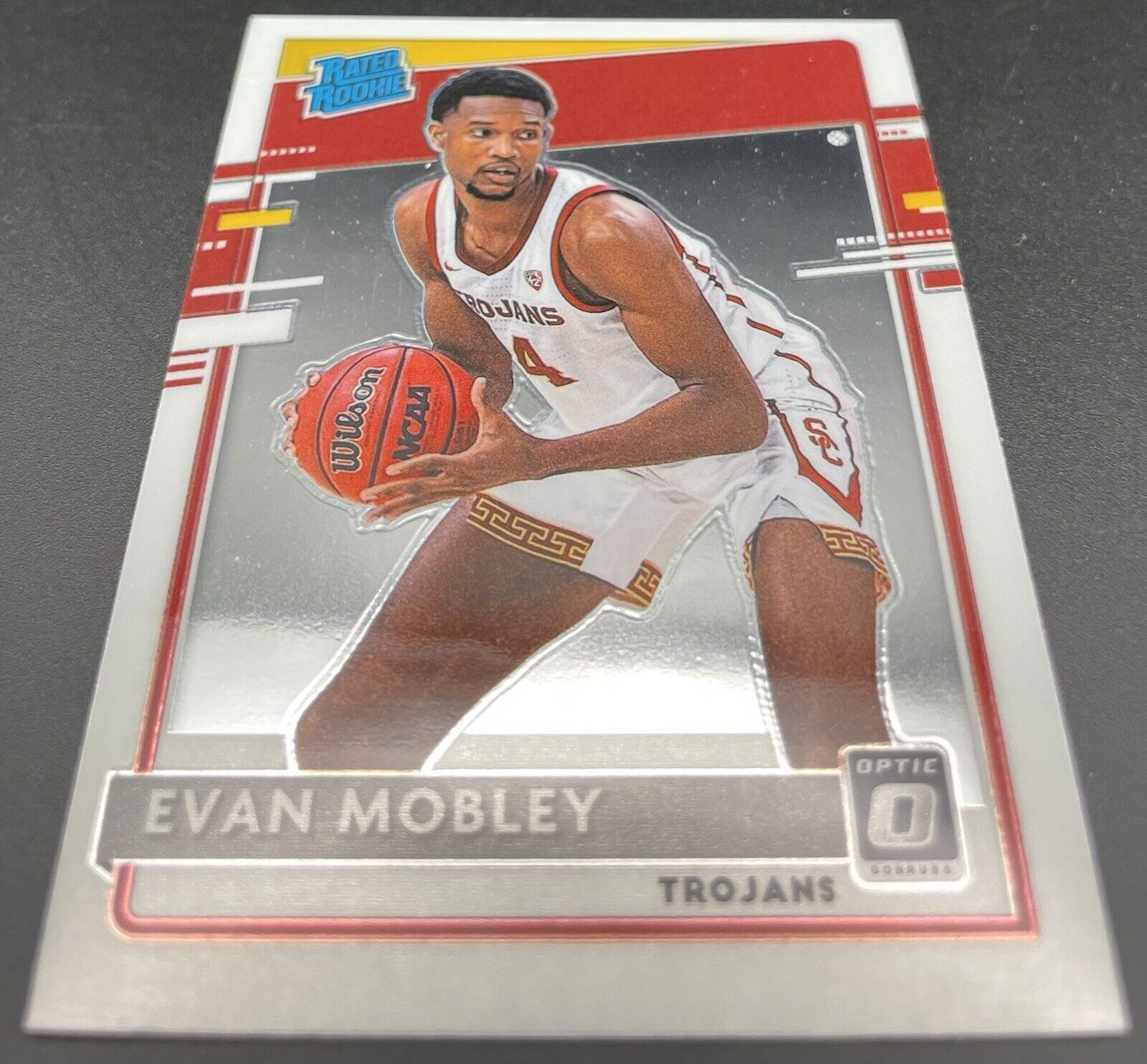 2021 Panini Donruss Optic Evan Mobley Holo Rated Rookie Card #202 CAVS!!!