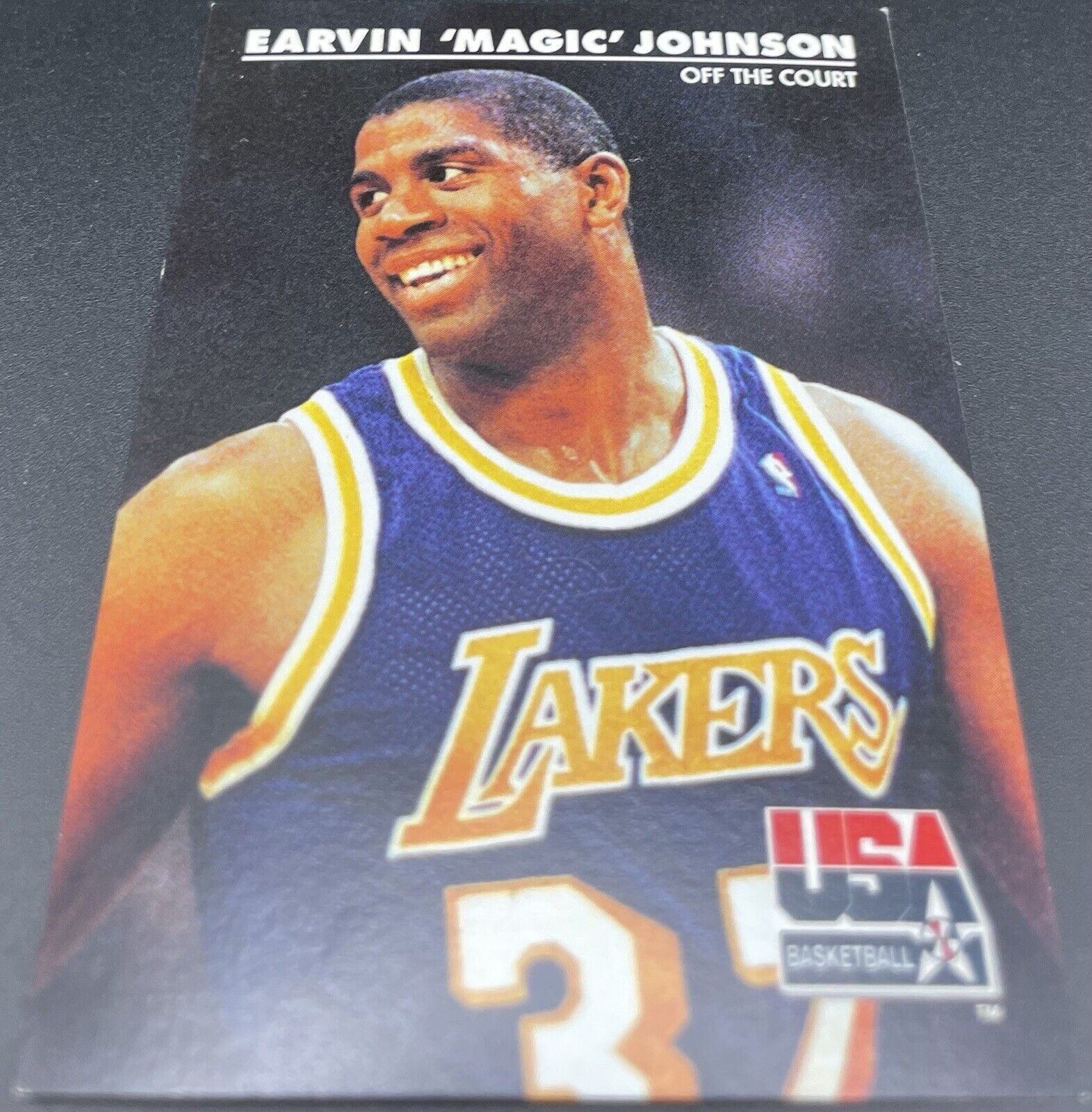 Magic Johnson 1992 Skybox USA Basketball # 32 Los Angeles Lakers