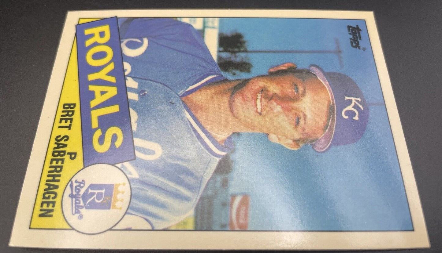 Bret Saberhagen 1985 Topps #23 (Tiffany) Kansas City Royals