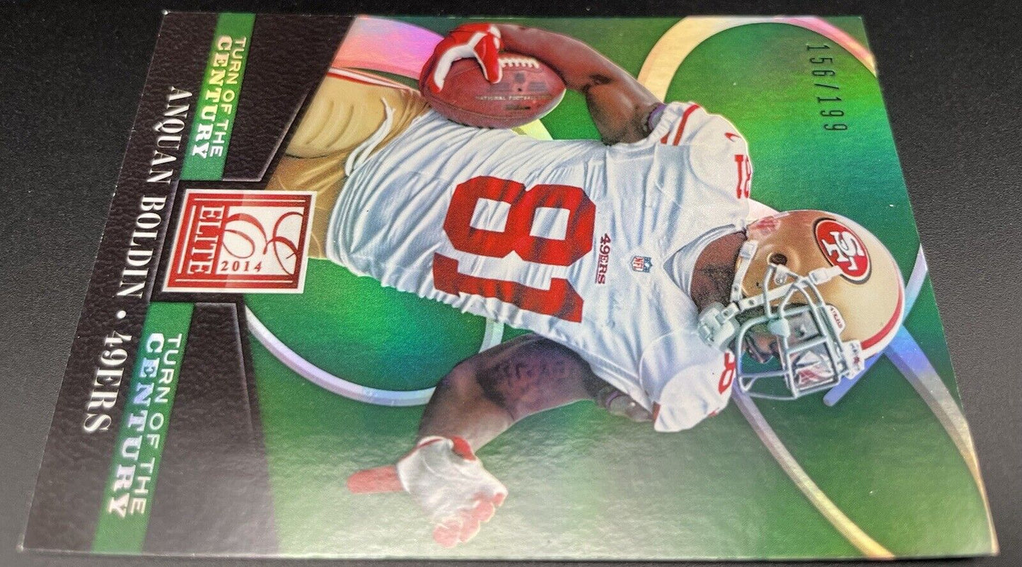 Anquan Boldin 2014 Panini Elite #81  156/199 Green San Francisco 49Ers￼