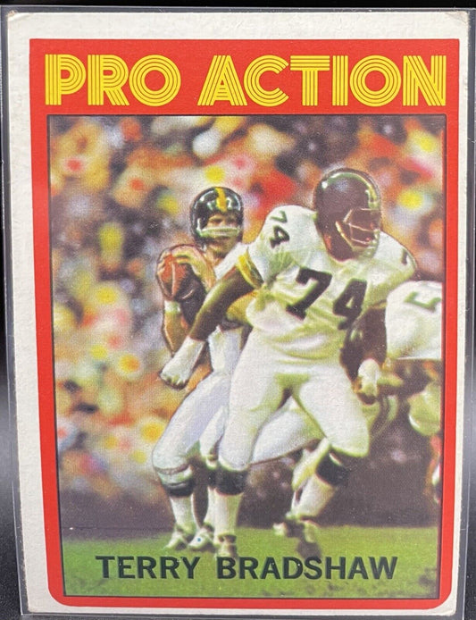 Terry Bradshaw 1972 Topps #120 Pittsburgh Steelers rookie card