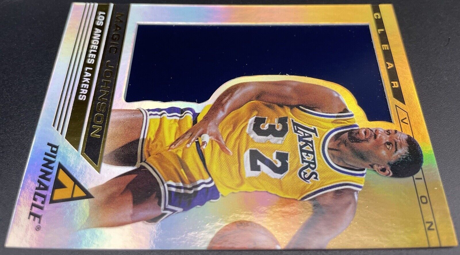 Magic Johnson 2013-14 Panini Clear Vision #81 Los Angeles Lakers￼