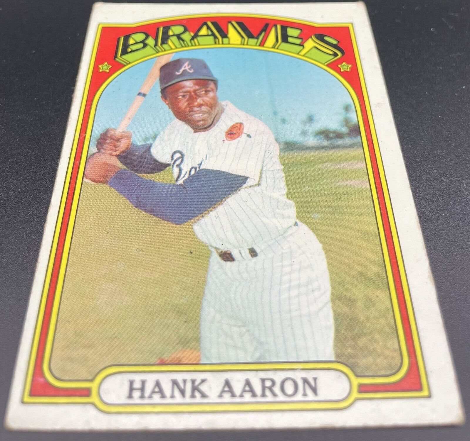 Hank Aaron 1972 Topps #299 Atlanta Braves HOF 