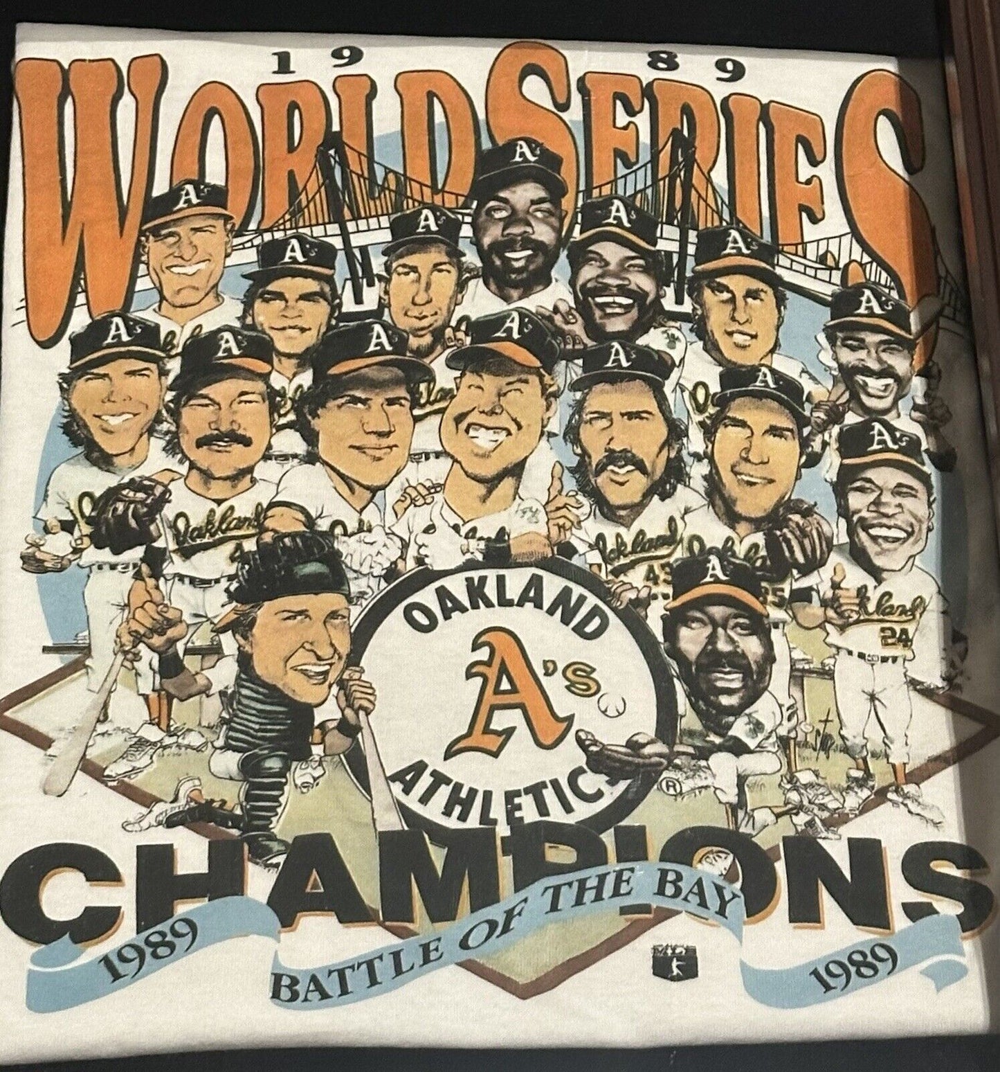 1989 World Series Oakland Athletics Champions “ Battle Of The Bay”🔥⚾️🔥