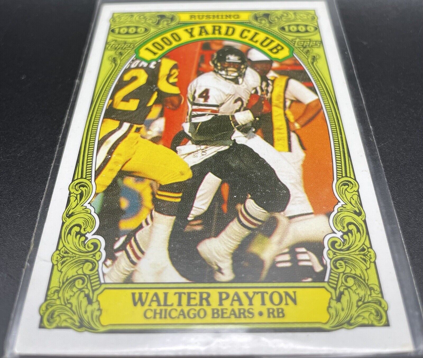 Water Payton 1986 Topps 1000 Yards Rushing #3 Chicago Bears