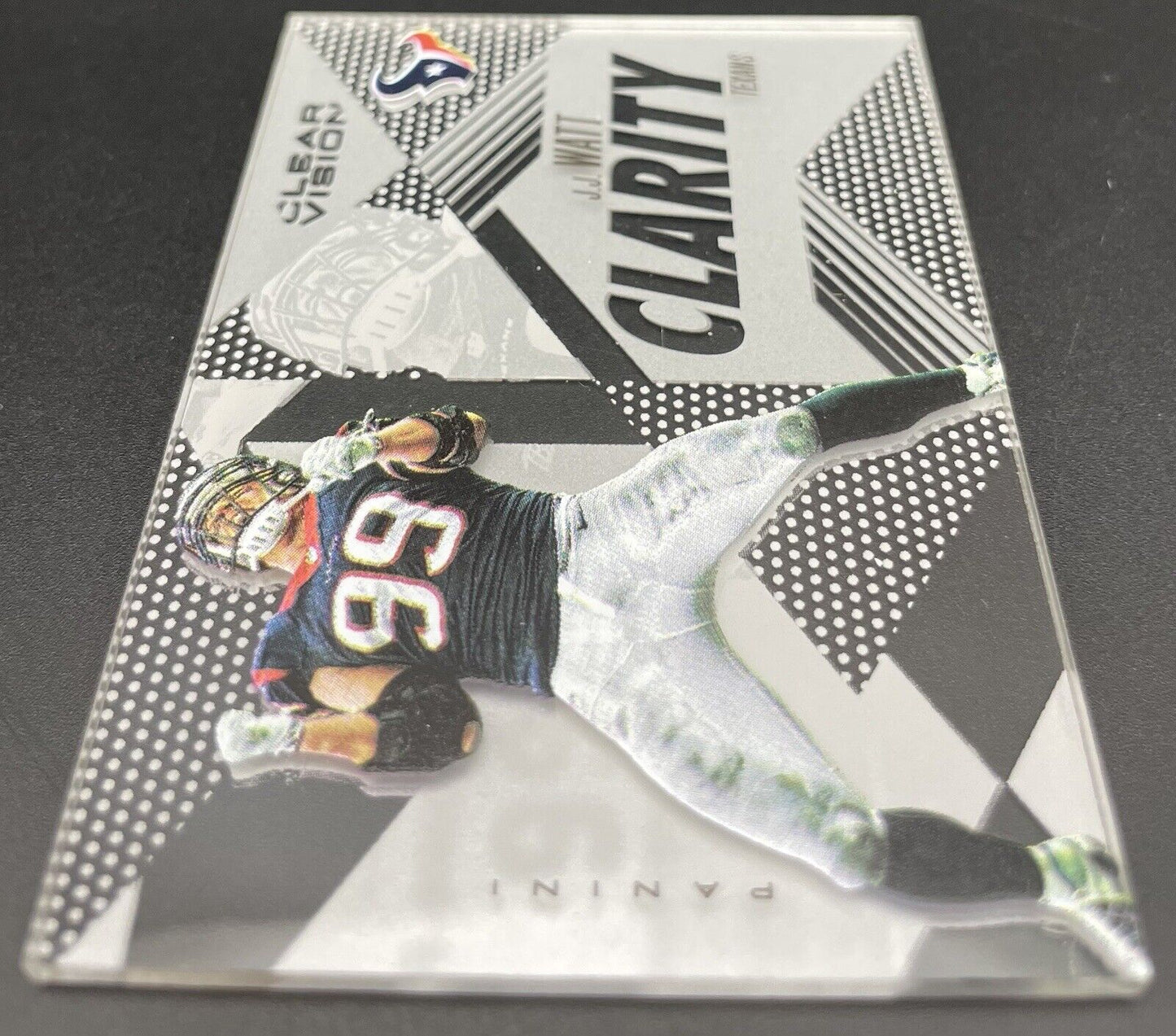 J J Watt 2015 Panini Clear Vision #CL-3 Clarity Houston Texans