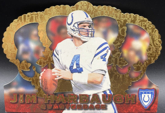 Jim Harbaugh 1996 Pacific Trading Gold Crown #CR-128  Indianapolis Colts