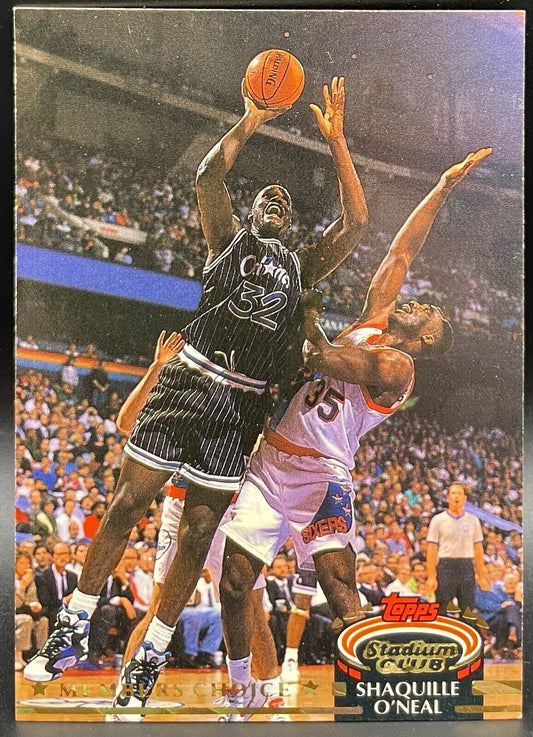 Shaq Shaquille O'Neal 1993 Topps Stadium Club Members Choice Rookie #201 Magic