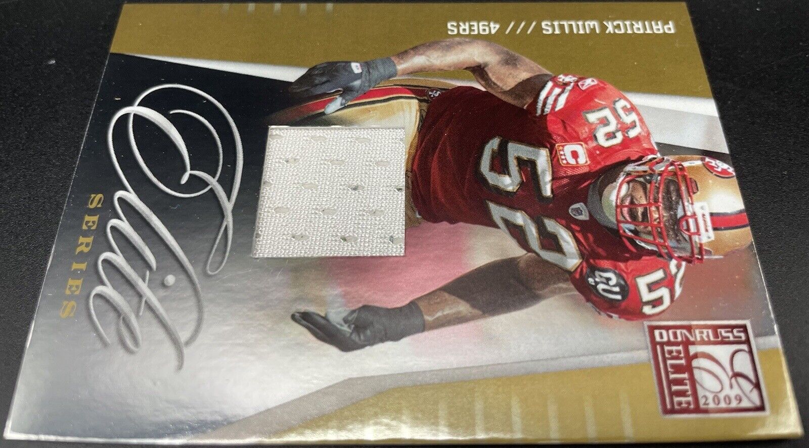 Patrick Willis 2009 Panini Donruss Elite #34 Patch /299 San Francisco 49ers