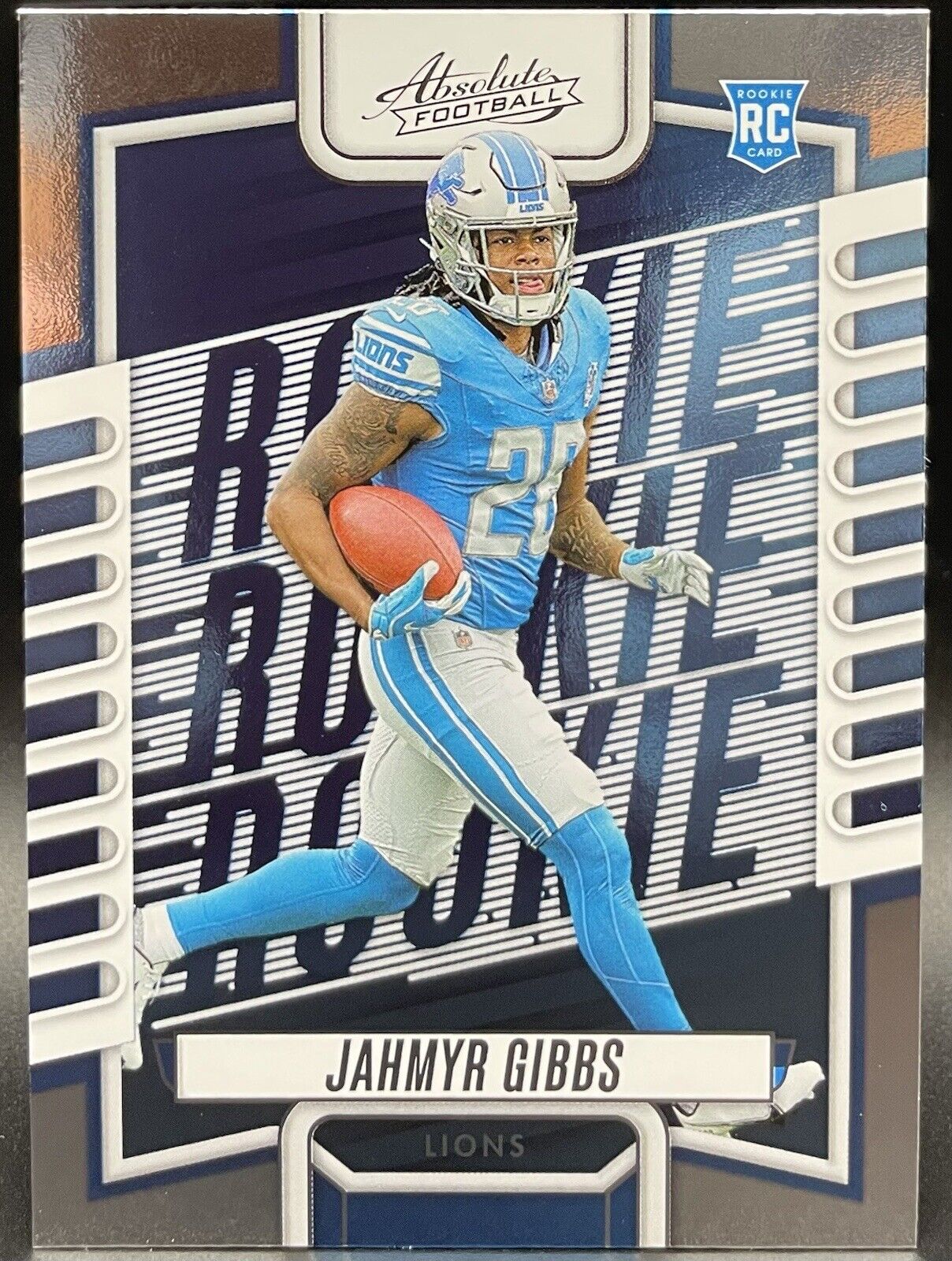 JAHMYR Gibbs 2023 Panini Absolute #108 Rookie Card Detroit Lions Chrome