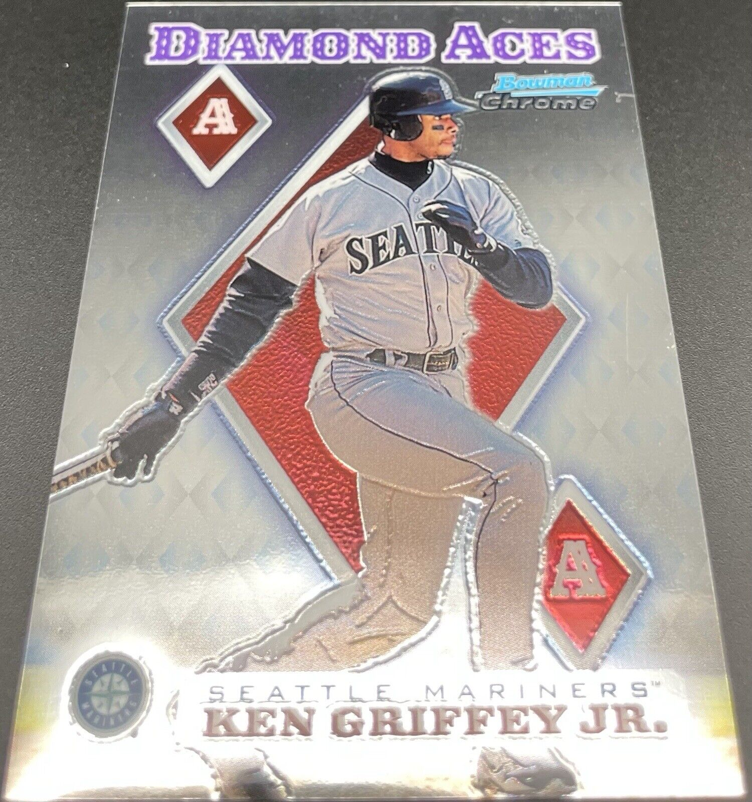 1999 Topps #DA-11 Ken Griffey Jr bowman chrome Diamond aces Seattle Mariners