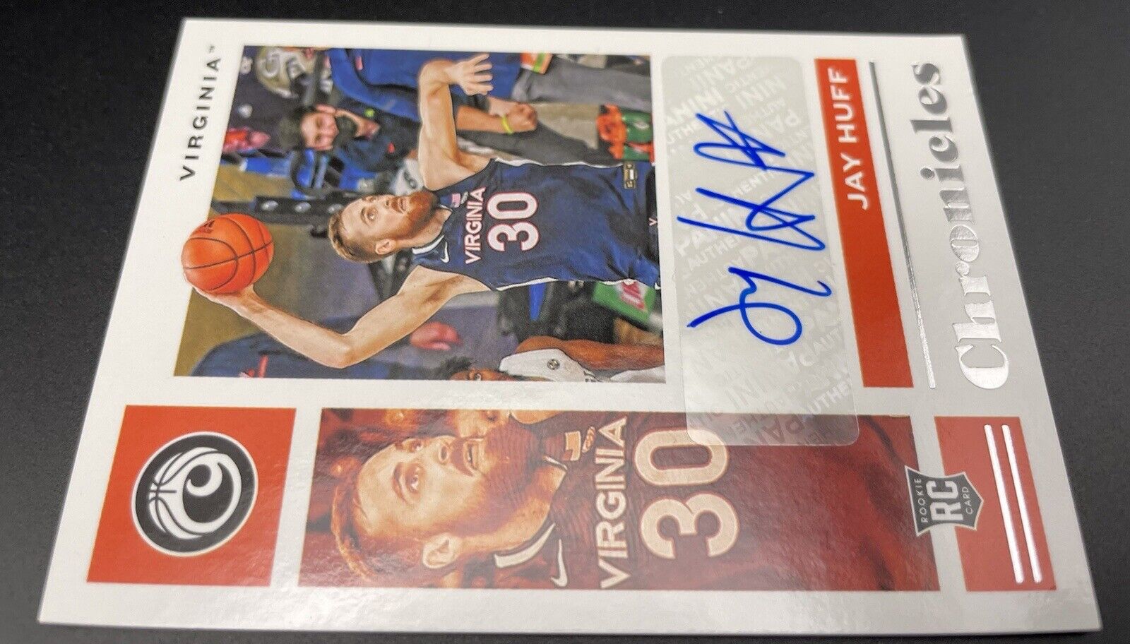 Jay Huff 2021 Panini Chronicles #CR-JHU Autograph, RC, Denver Nuggets￼