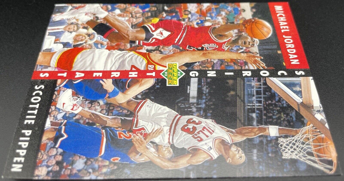 1992 Upper Deck #62 Michael Jordan / Scottie Pippen Scoring Threats Bulls🔥