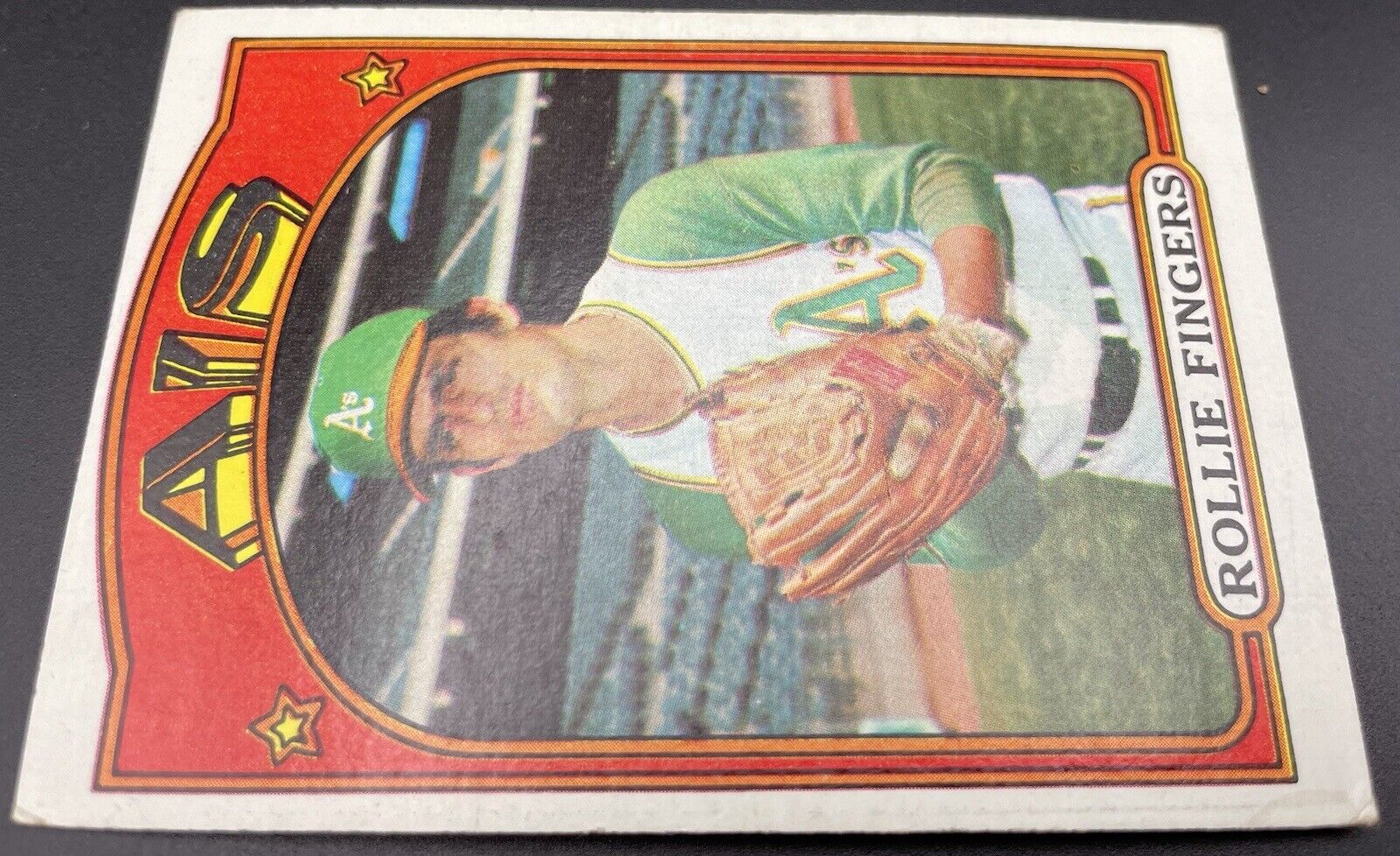 Rollie Fingers 1972 Topps #241 Works Series Champions Oakland Athletics