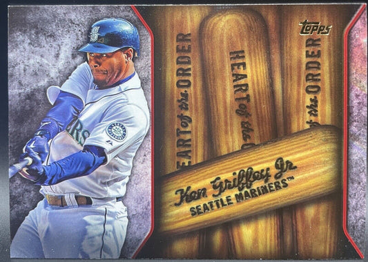 2015 Topps Ken Griffey Jr # HOR-4 Heart Of The Order Seattle Mariners