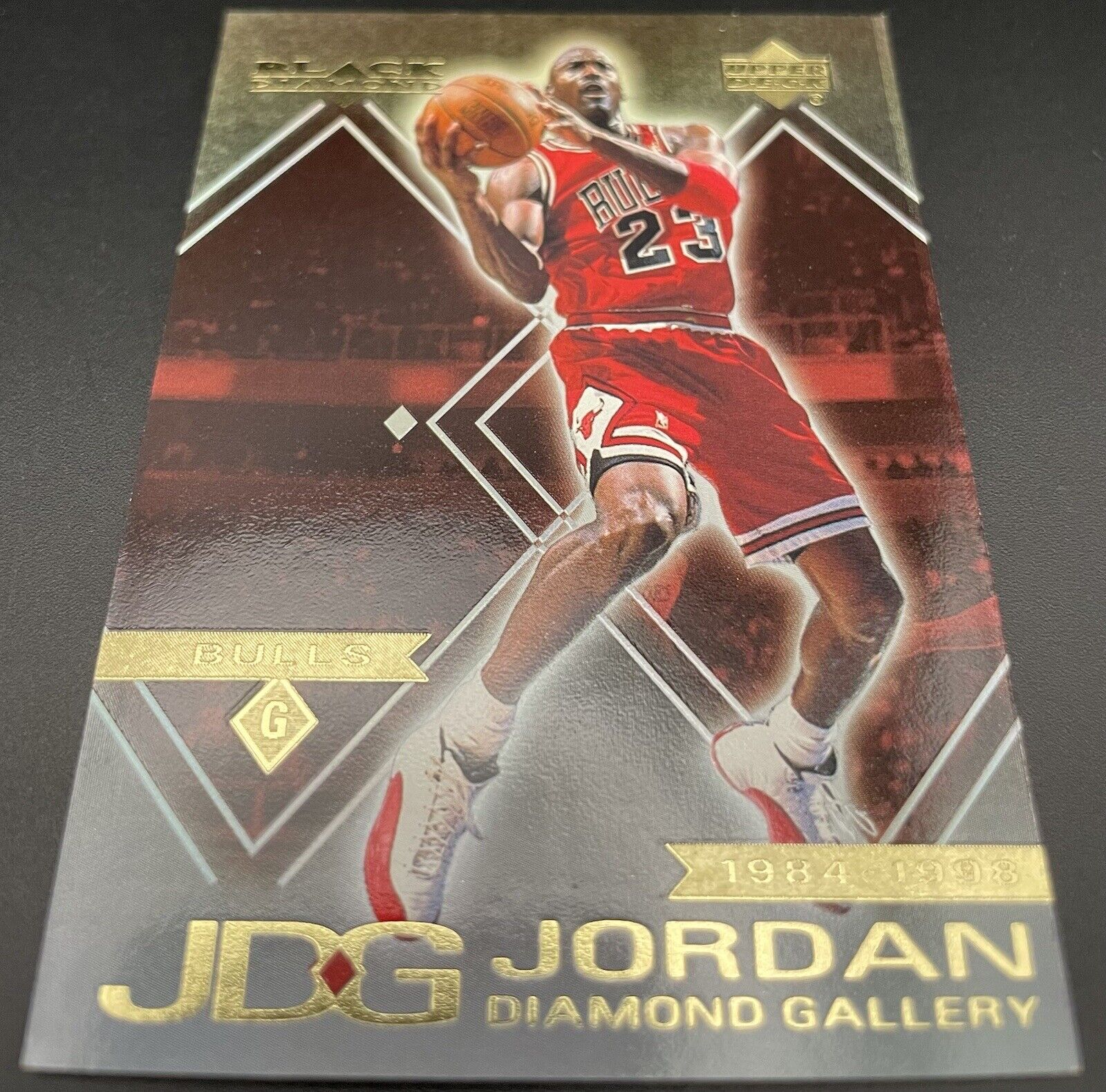 Michael Jordan 2000 Upper Deck Black Diamond #DG6 Chicago Bulls Diamond Gallery