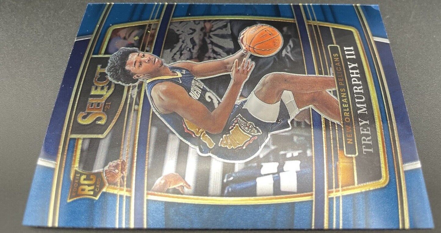 2021-22 Panini Select - Concourse Blue #46 Trey Murphy III, Trey Murphy III (RC)