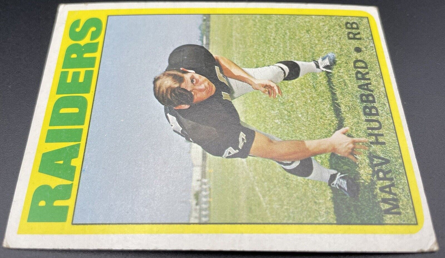 Marv Hubbard 1972 Topps #54 Rookie Card Oakland Raiders