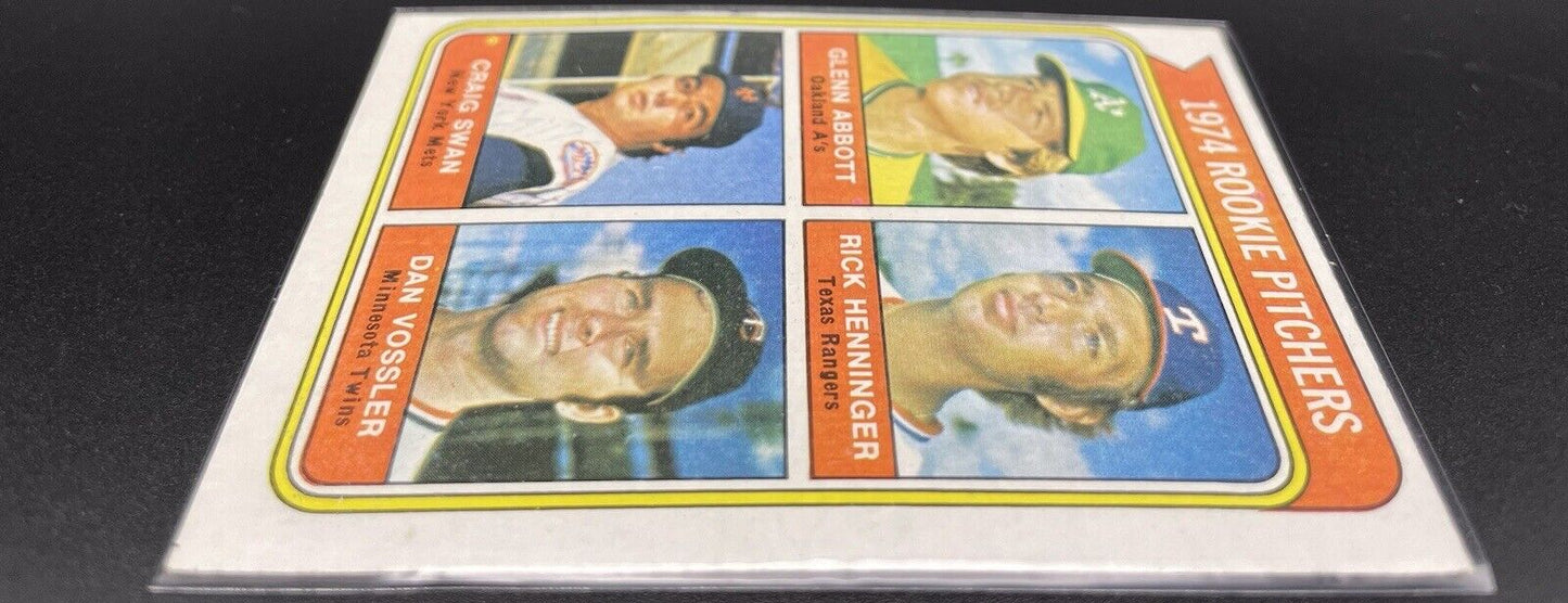 1974 Rookie Pitchers 1975 Topps #602  Glenn Abbott, Dan Vossler 