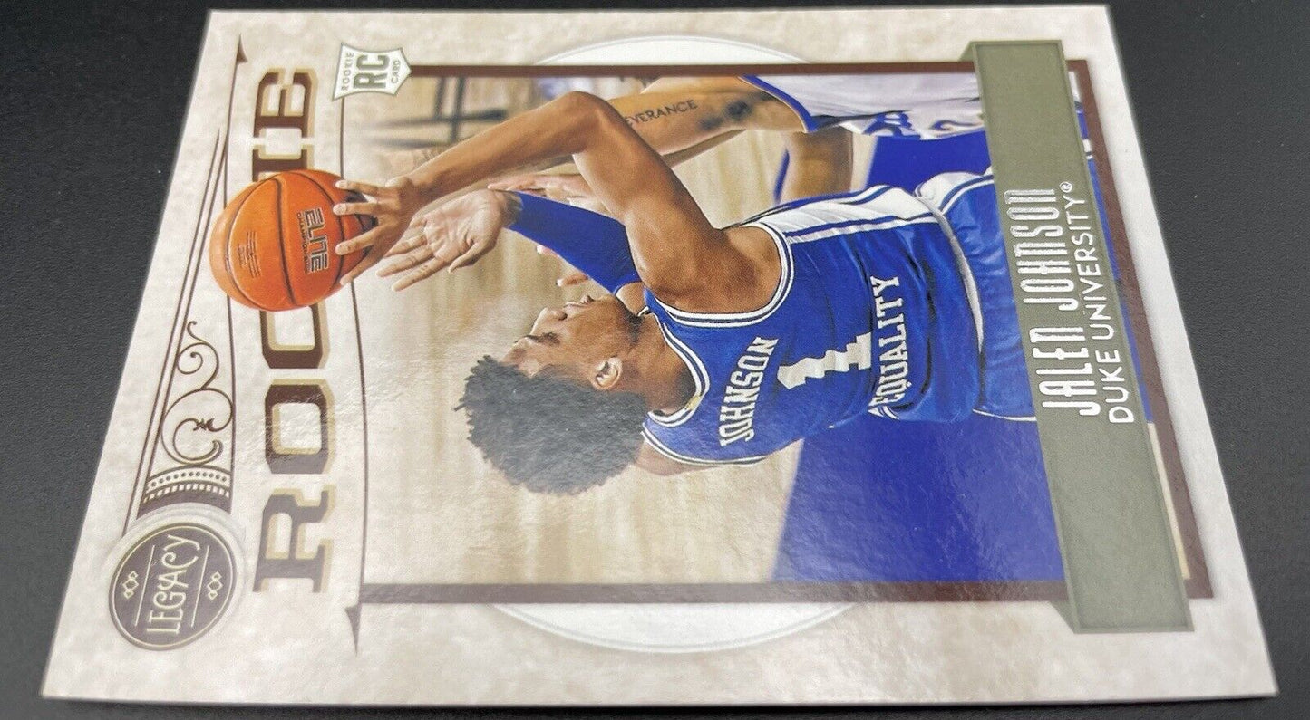 Jalen Johnson 2021 Panini Chronicles Legacy RC Rookie Atlanta Hawks Duke