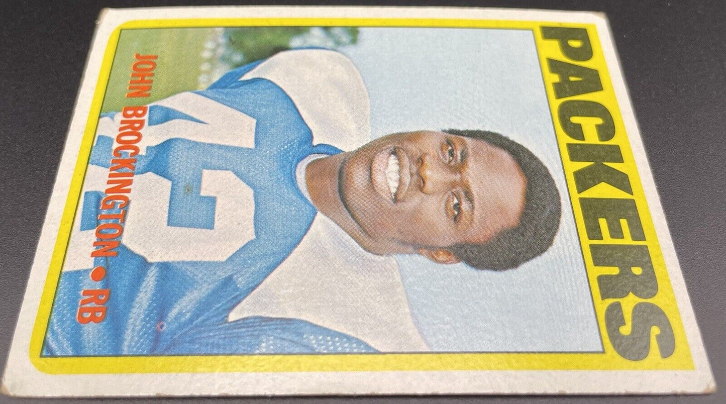 John Brockington 1972 Topps #85 Rookie Card Green Bay Packers Running Back HOF