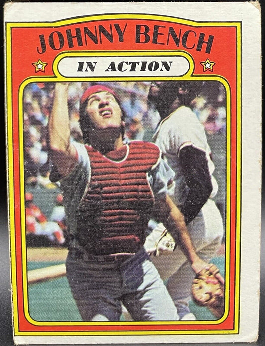 1972 Topps - In Action #434 Johnny Bench