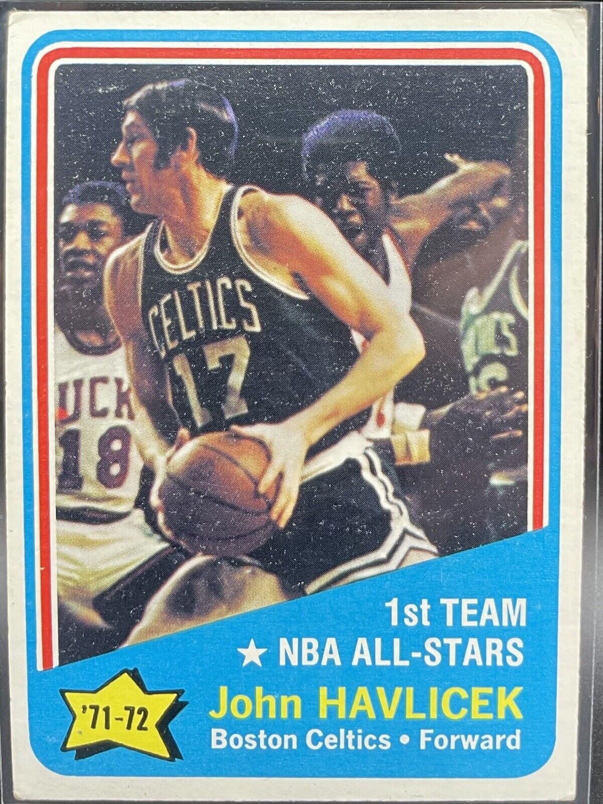 John Havlicek 1972 Topps #161 NBA All-Stars 1st Team Boston Celtics